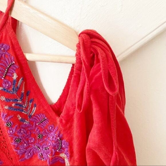 Free People Fast Times Cold Shoulder Top sz XS - Picture 7 of 8